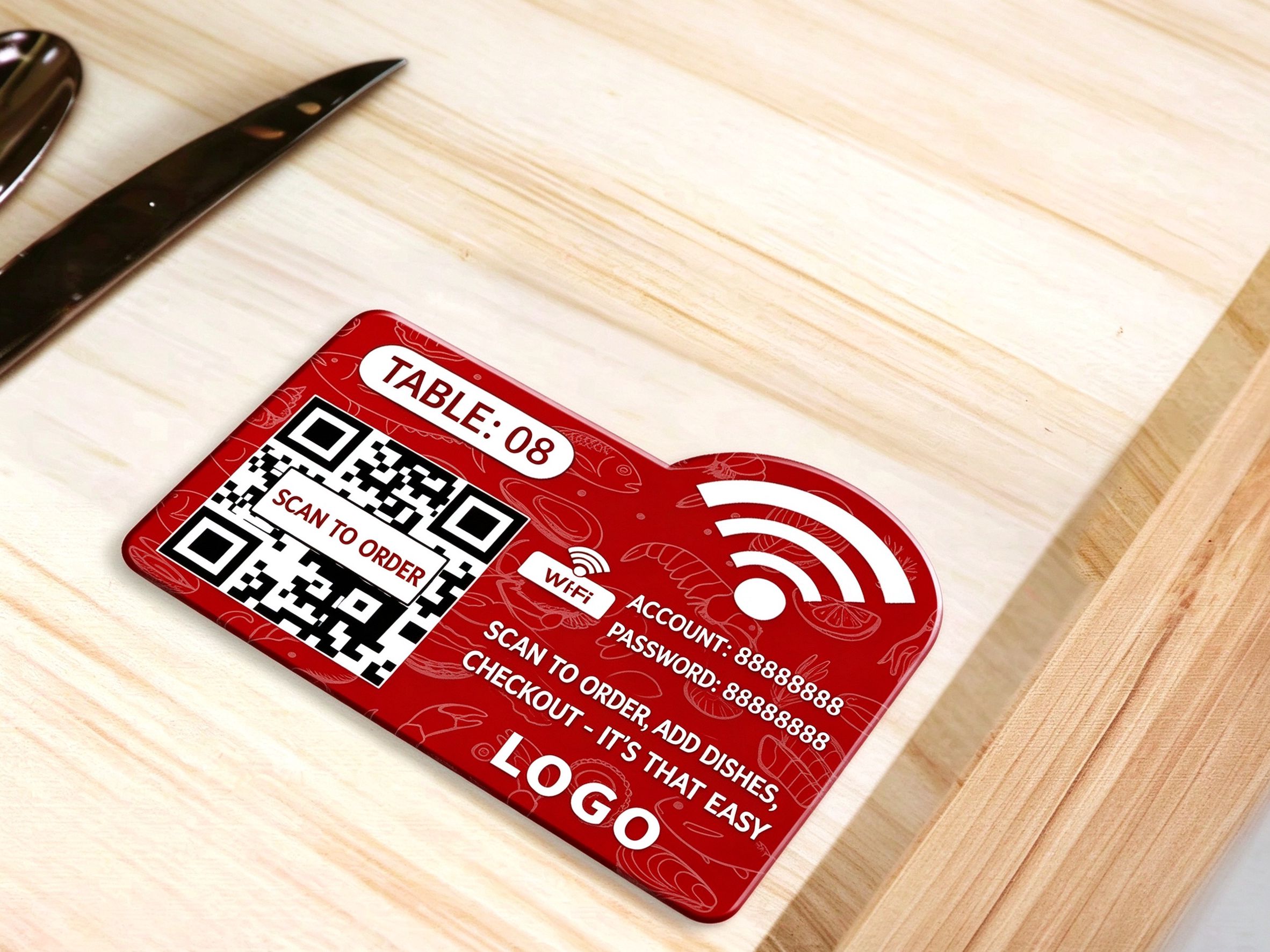 Acrylic QR Signs