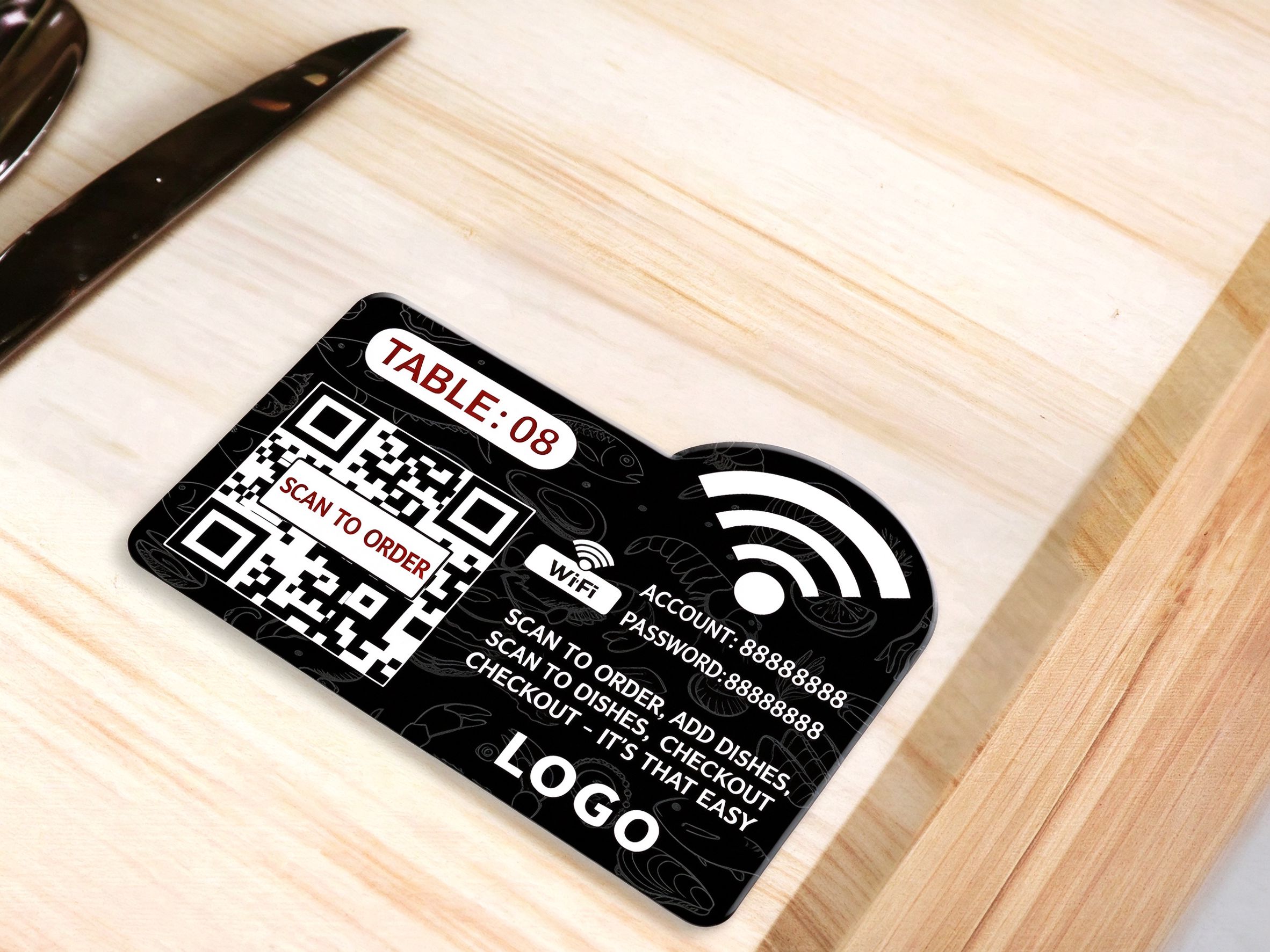Acrylic QR Signs