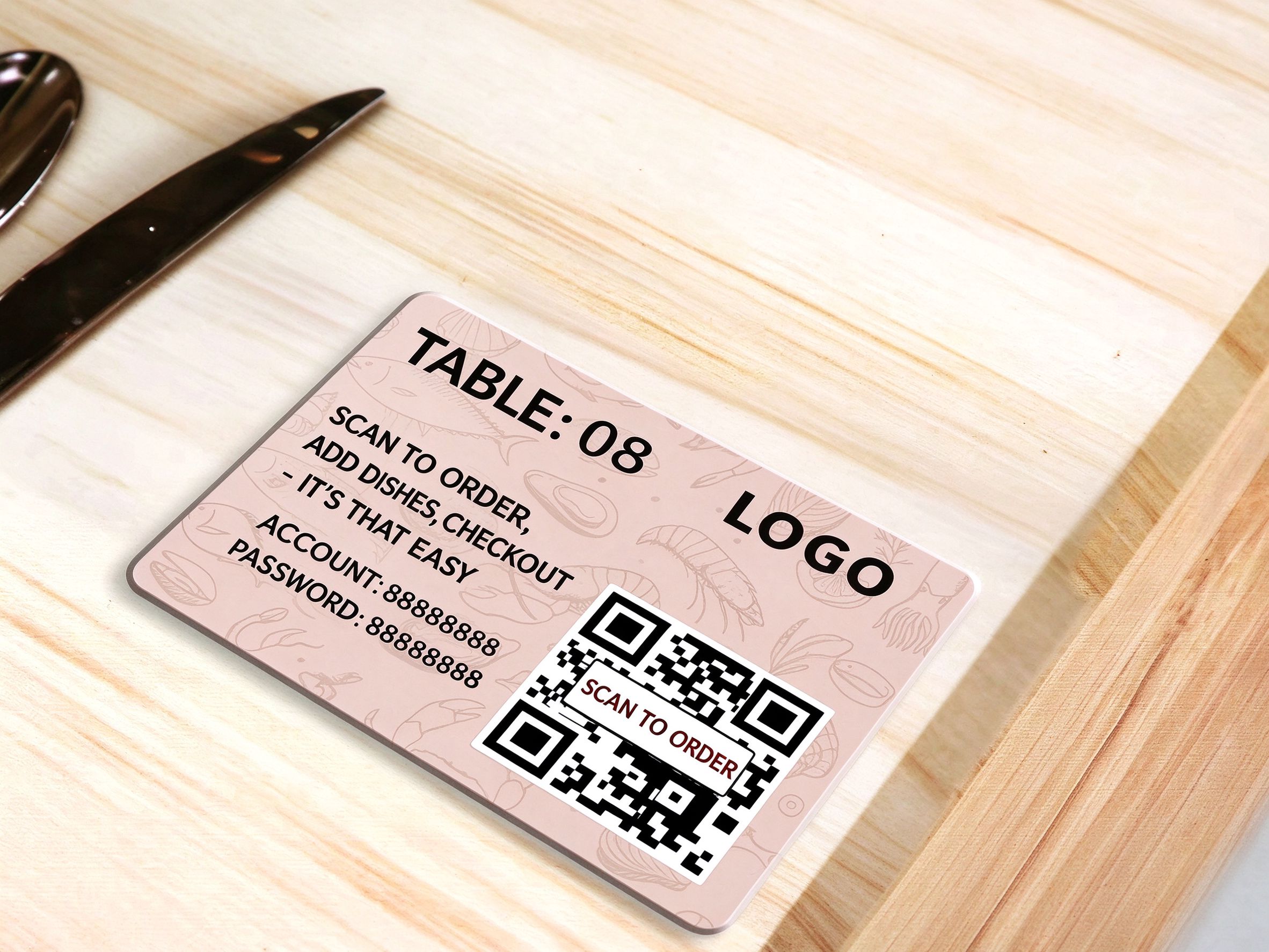 Placas QR de Metacrilato