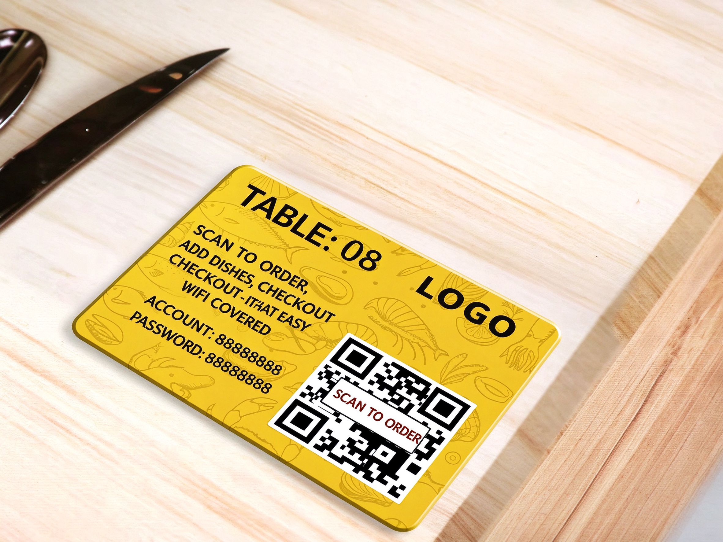 Placas QR de Metacrilato
