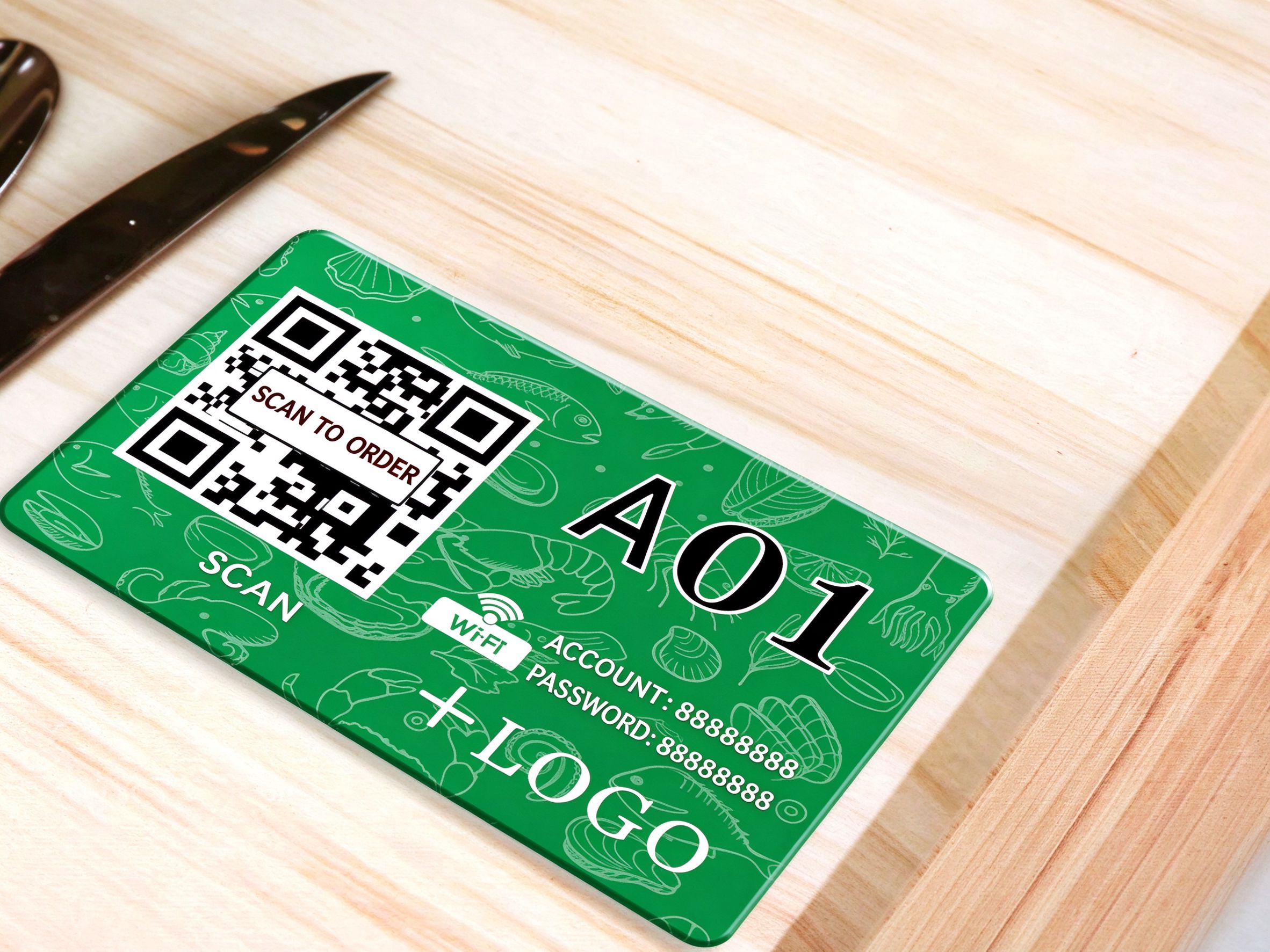 Placas QR de Metacrilato