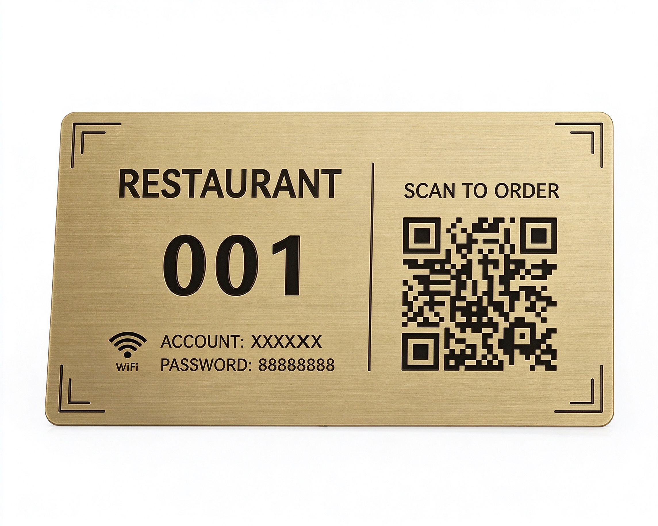 Placas QR Metálicas