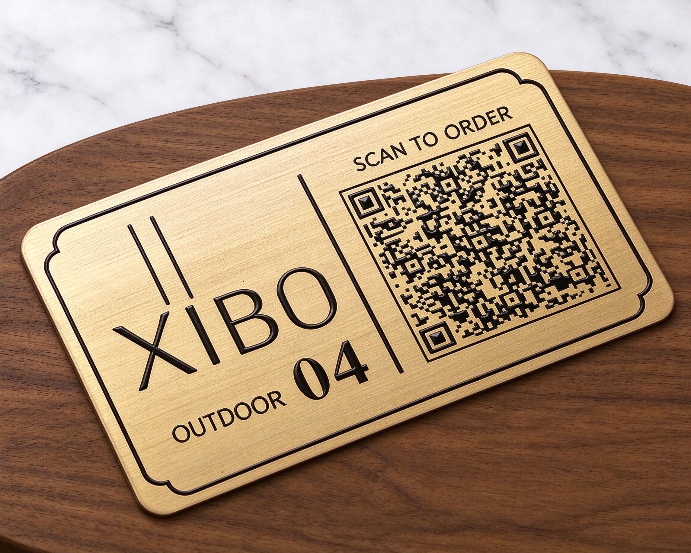 Placas QR Metálicas