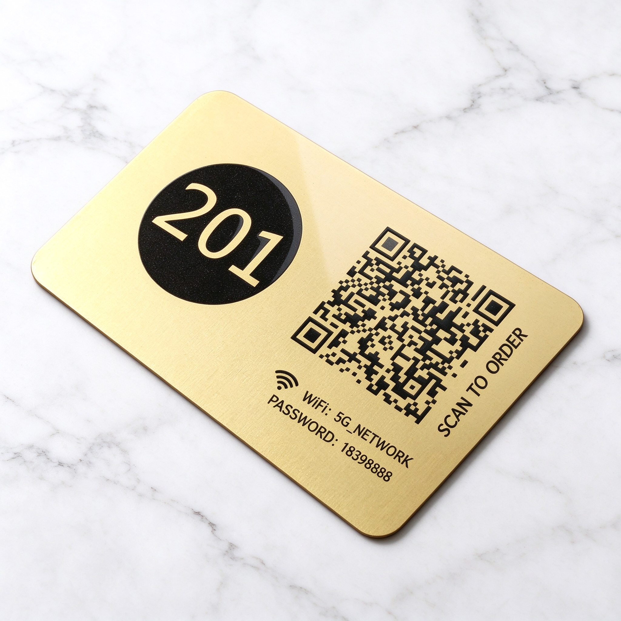 Placas QR Metálicas