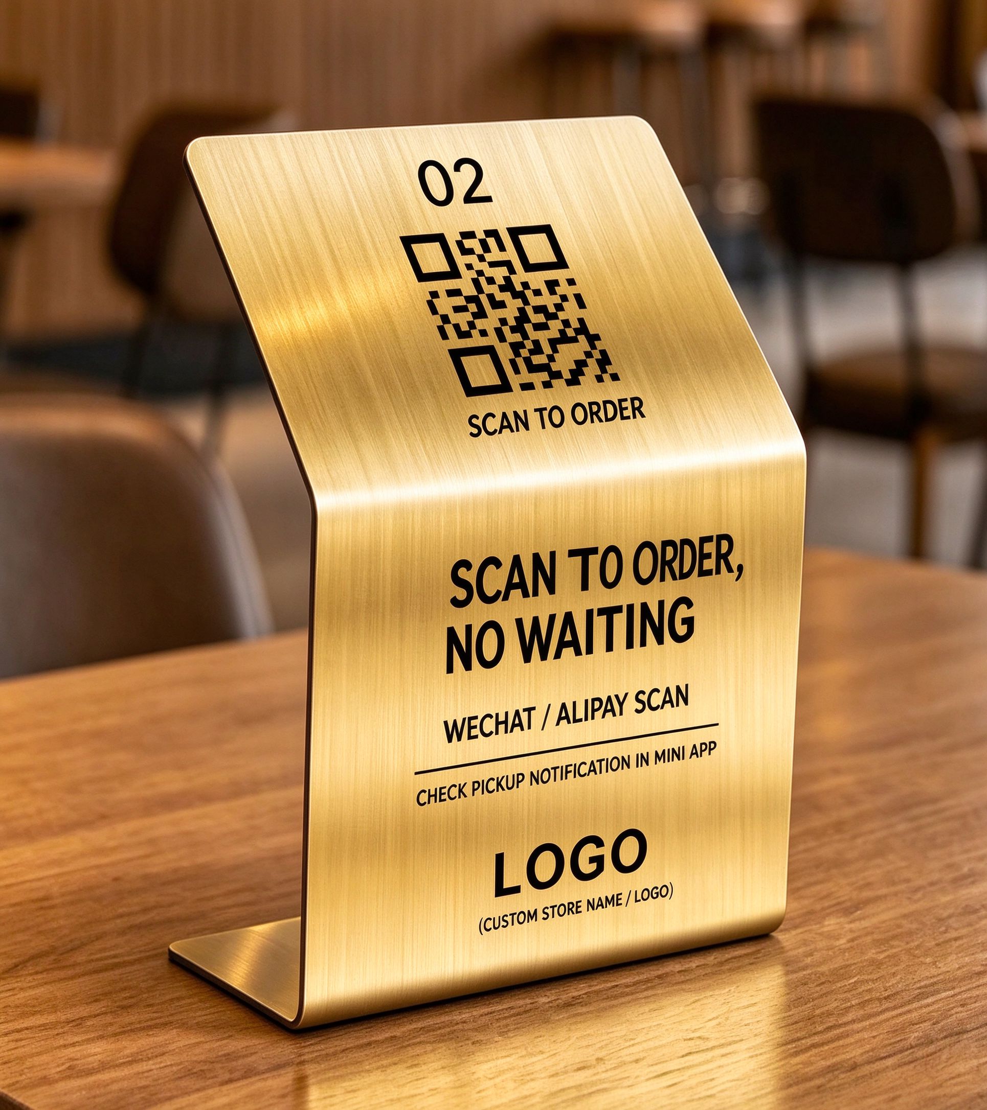Placas QR Metálicas