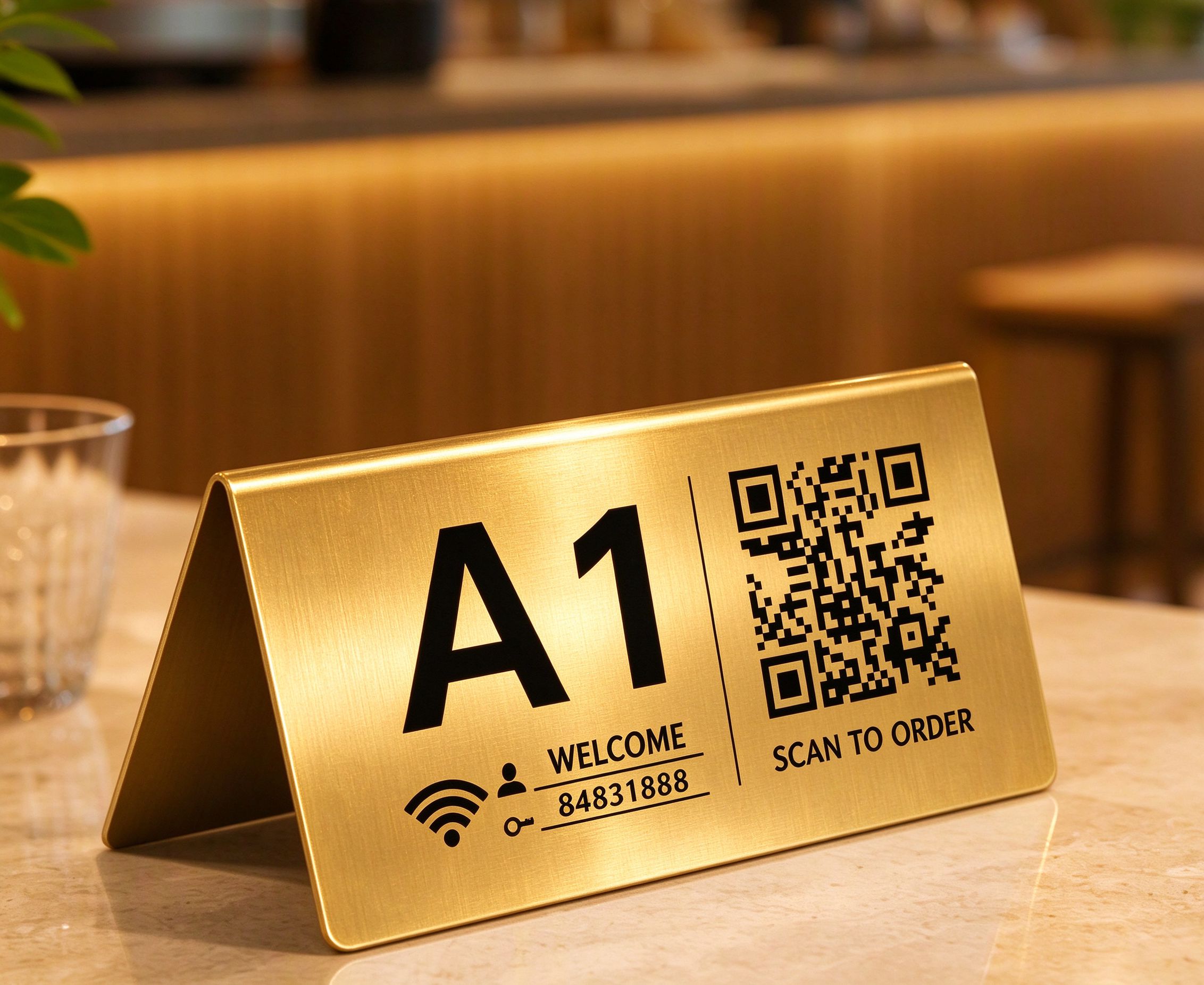 Placas QR Metálicas