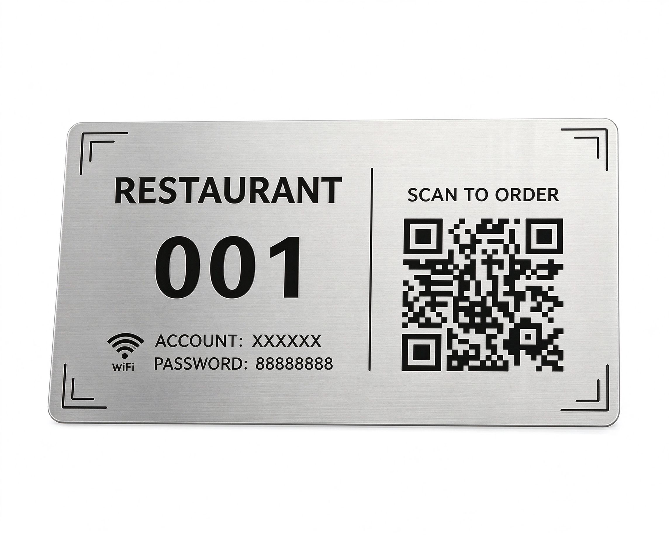 Placas QR Metálicas