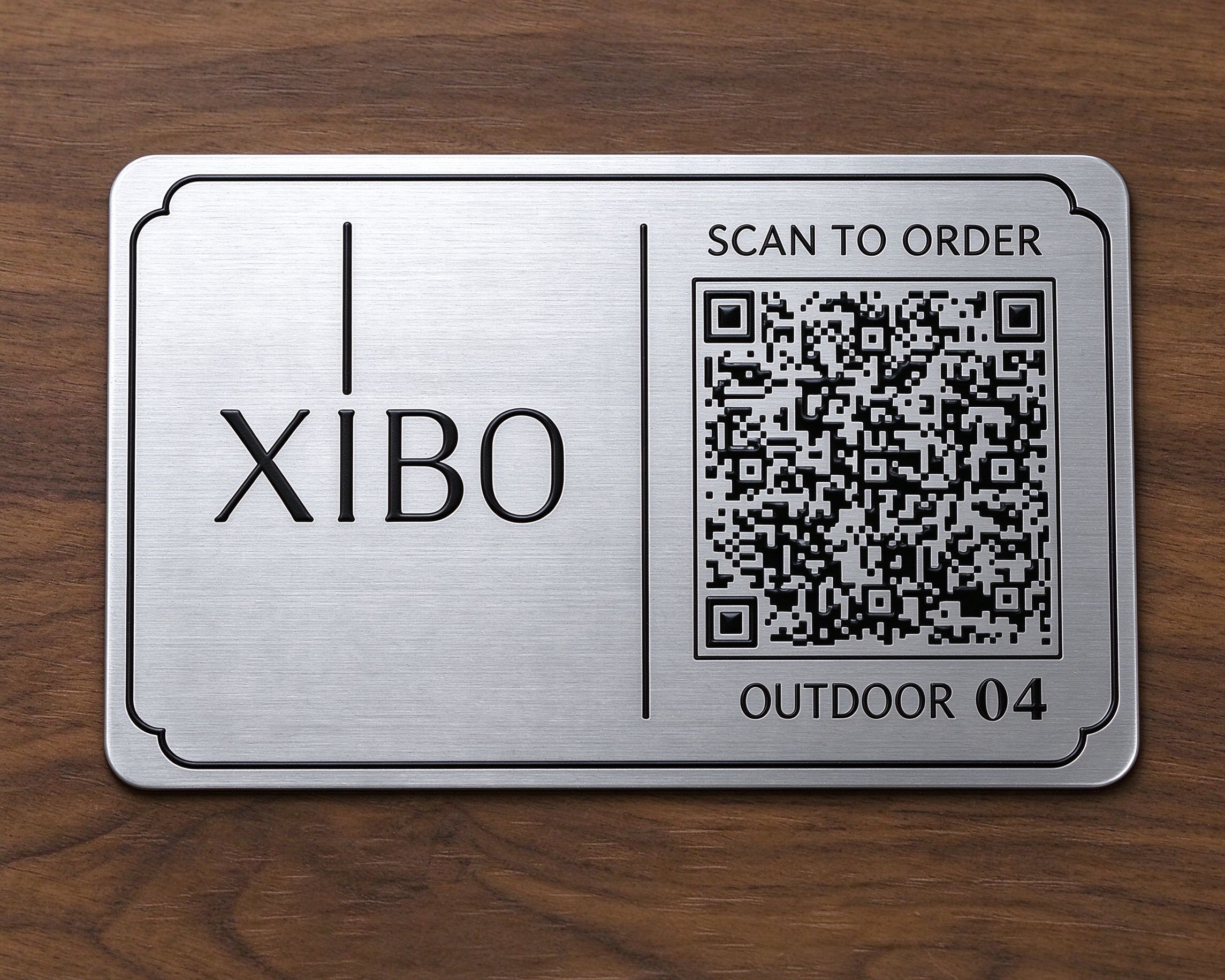 Placas QR Metálicas