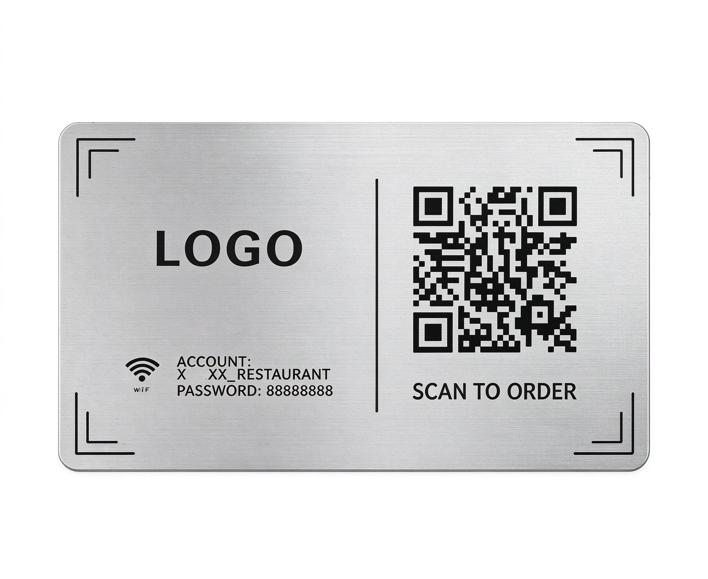 Placas QR Metálicas