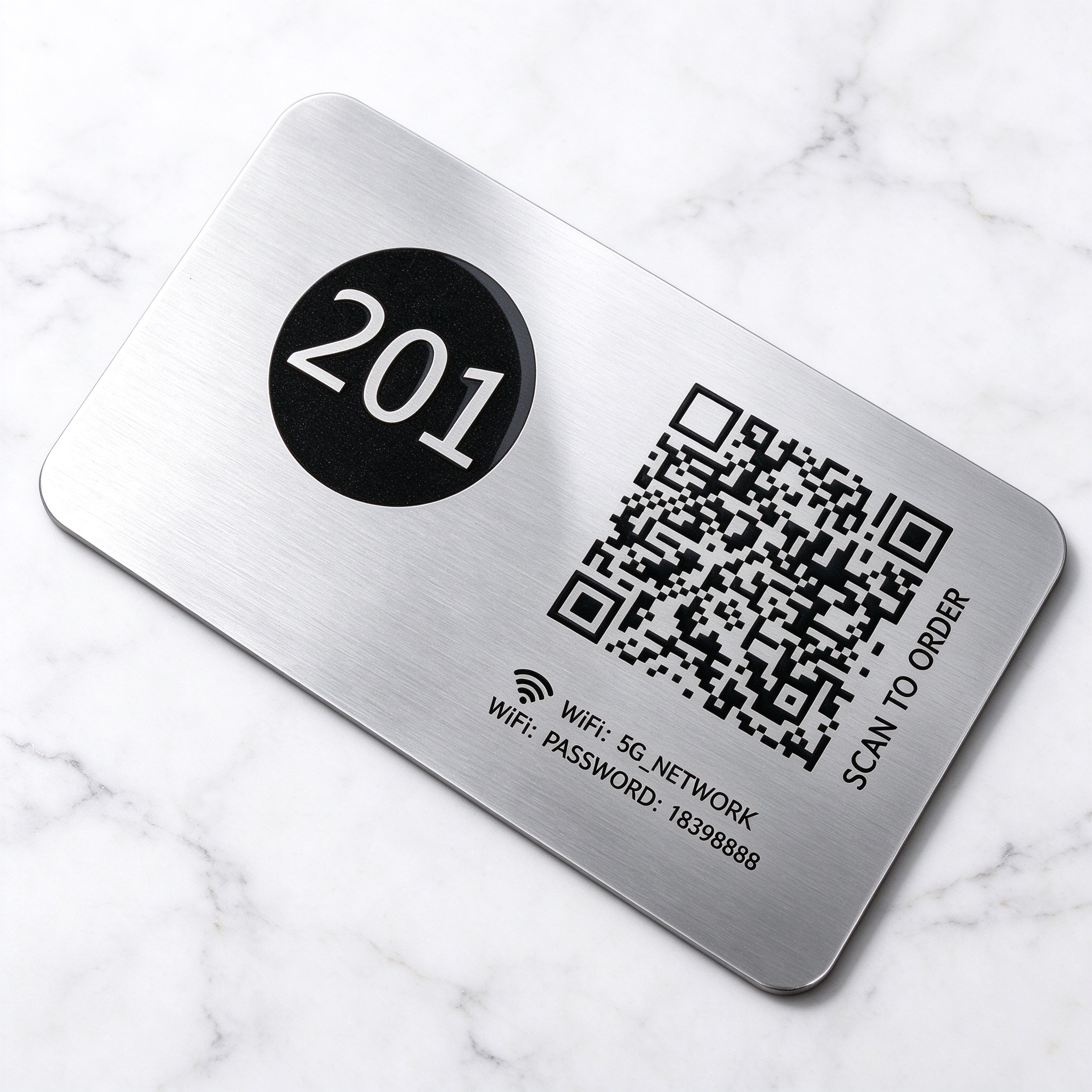 Placas QR Metálicas
