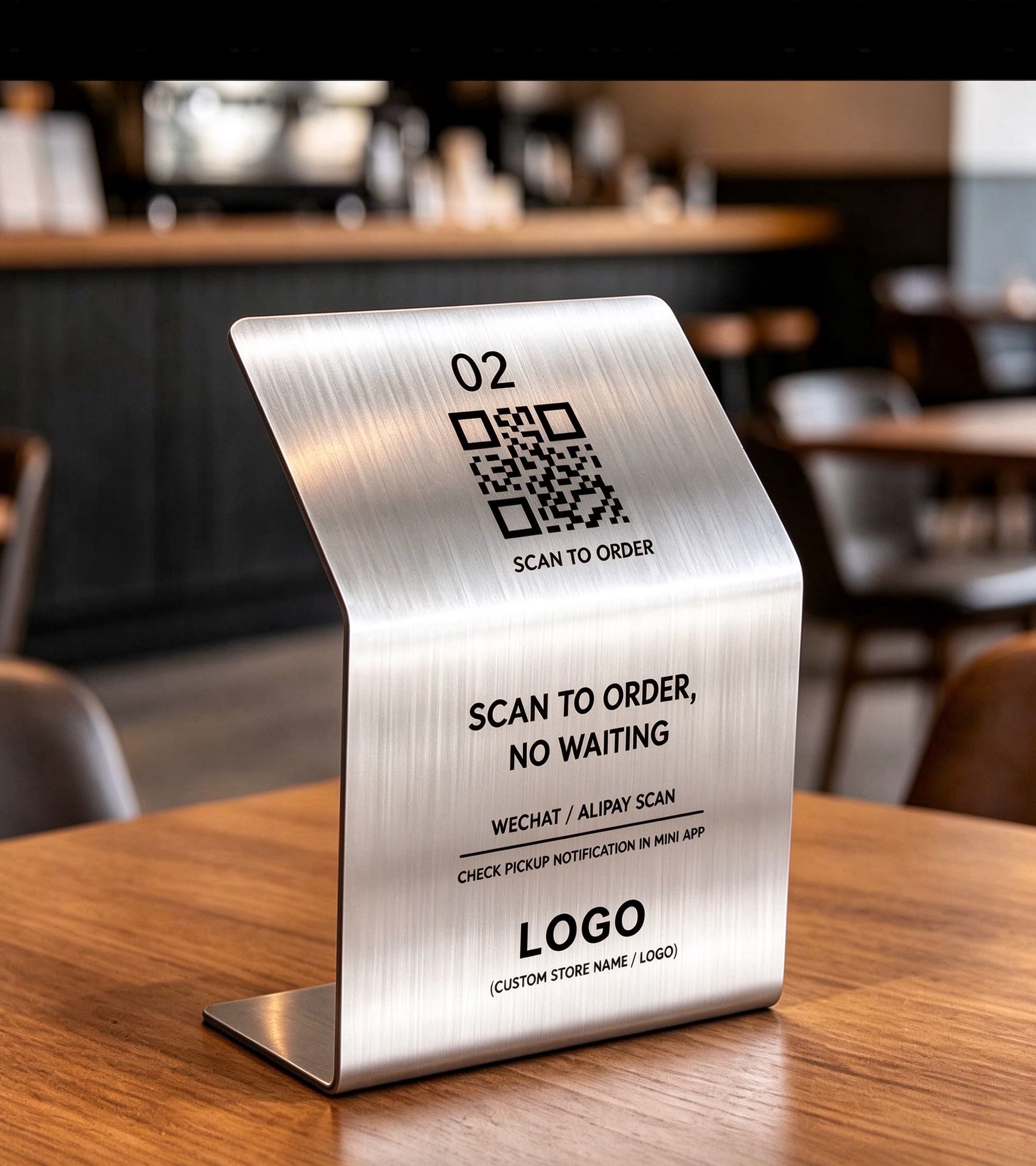 Placas QR Metálicas