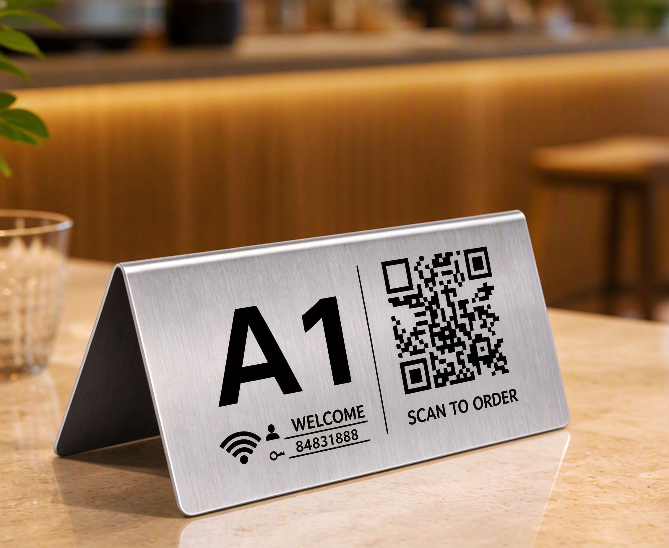 Placas QR Metálicas