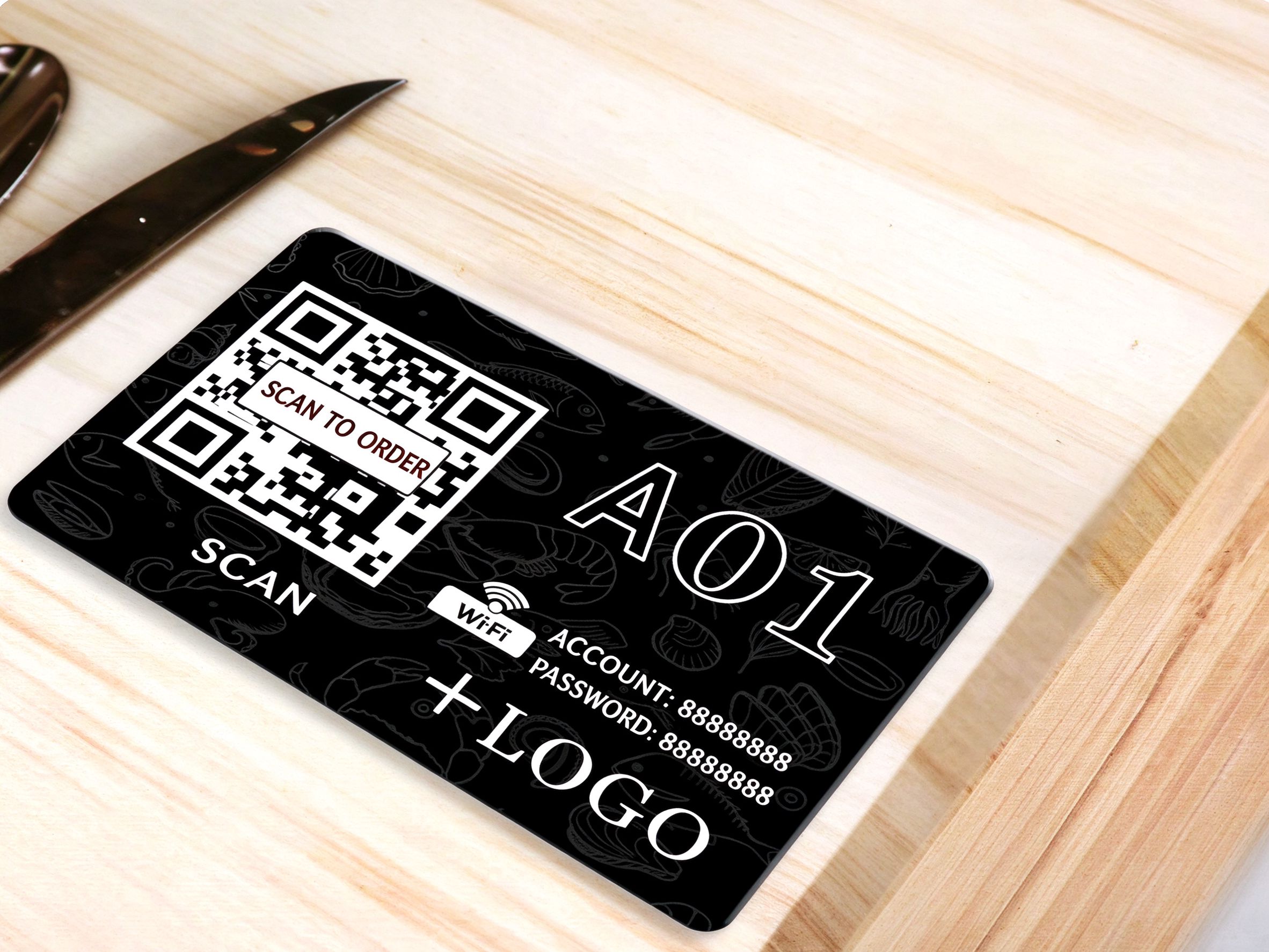 Placas QR de Metacrilato