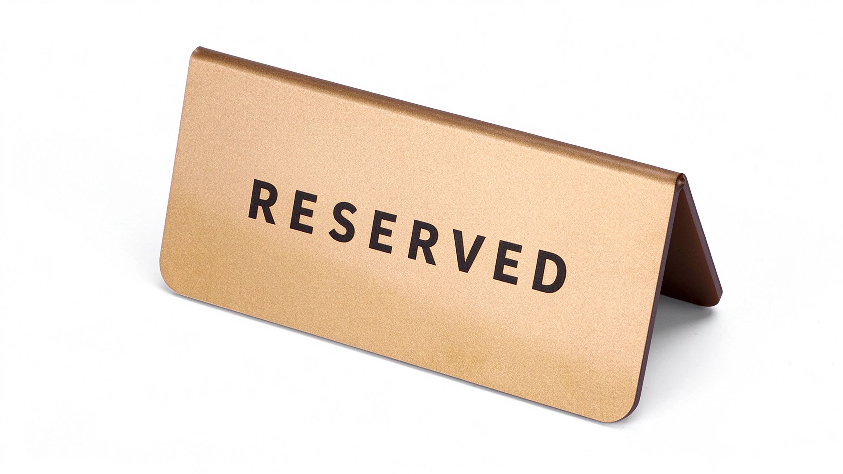 Carteles de Mesa Reservada